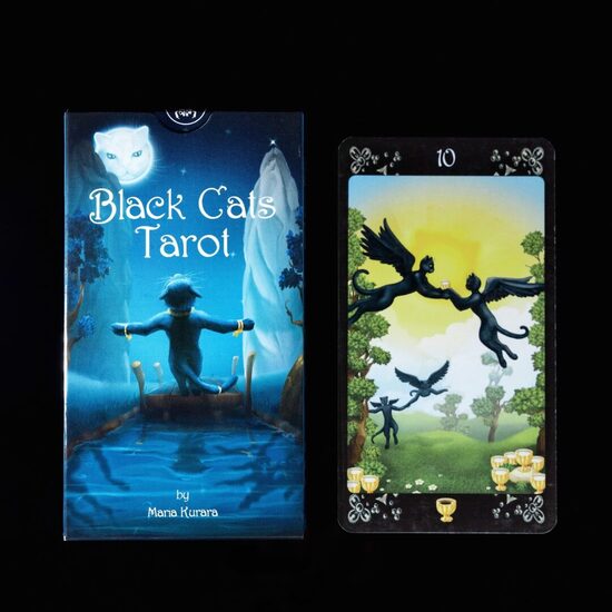 Taro kārtis MELNO KAĶU Taro, Black Cats Tarot